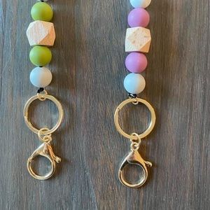 Silicone Bead Break Away Keychains